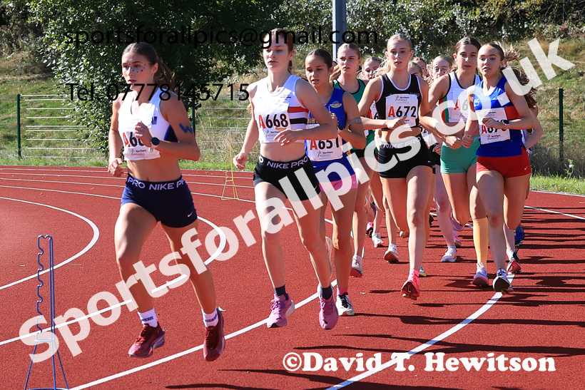 Womens Under-18s, 2026 Northern Mens 6 and Womens 4 Stage and Youngsters Relays, Silksworth, Sunderland. Photo: David T. Hewitson/Sports for All Pics